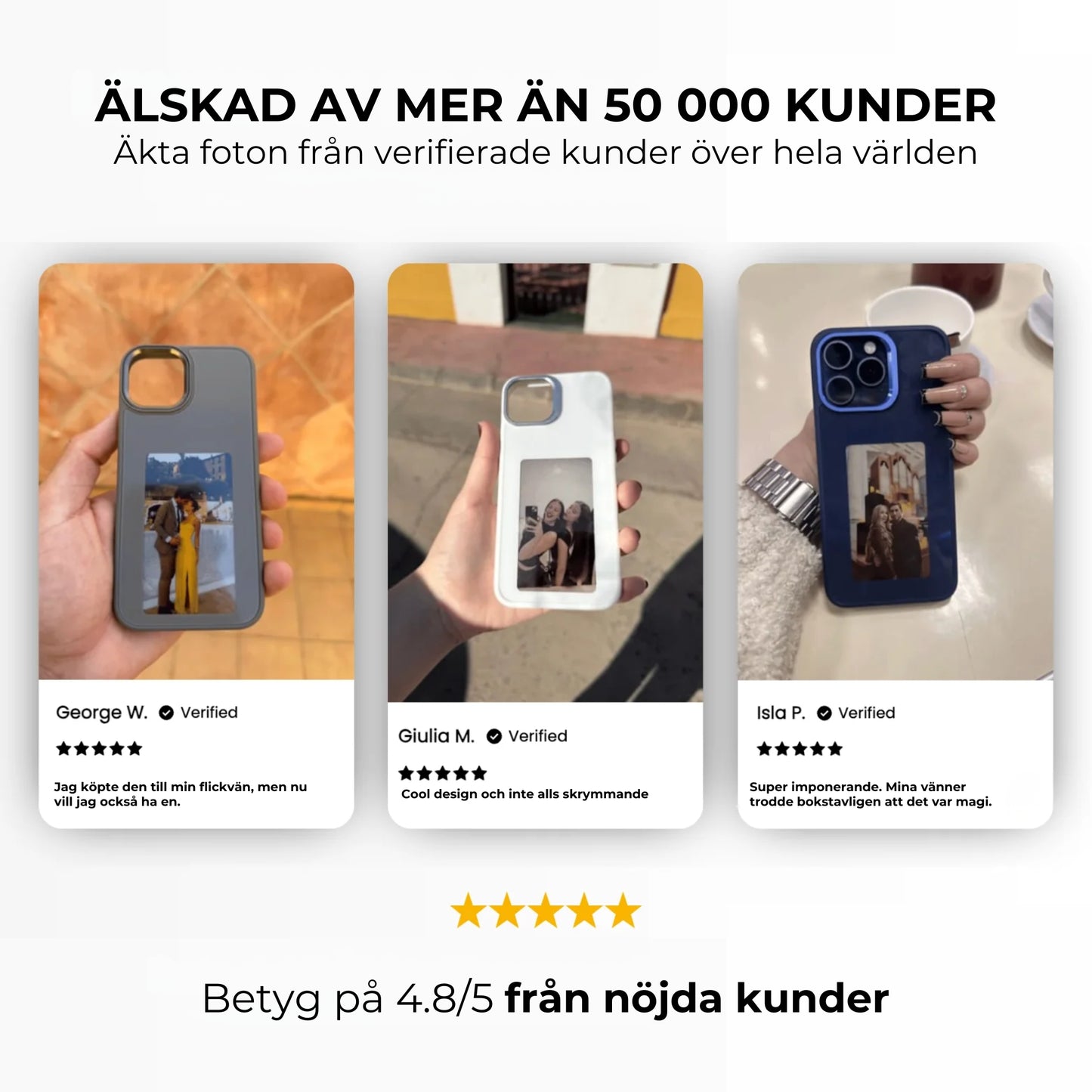 Pixly iPhone-fodral med Live-bild