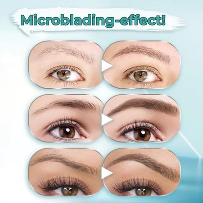 3D-ögonbryn stift med 4 gaffelspetsar för microblading (vattentät)