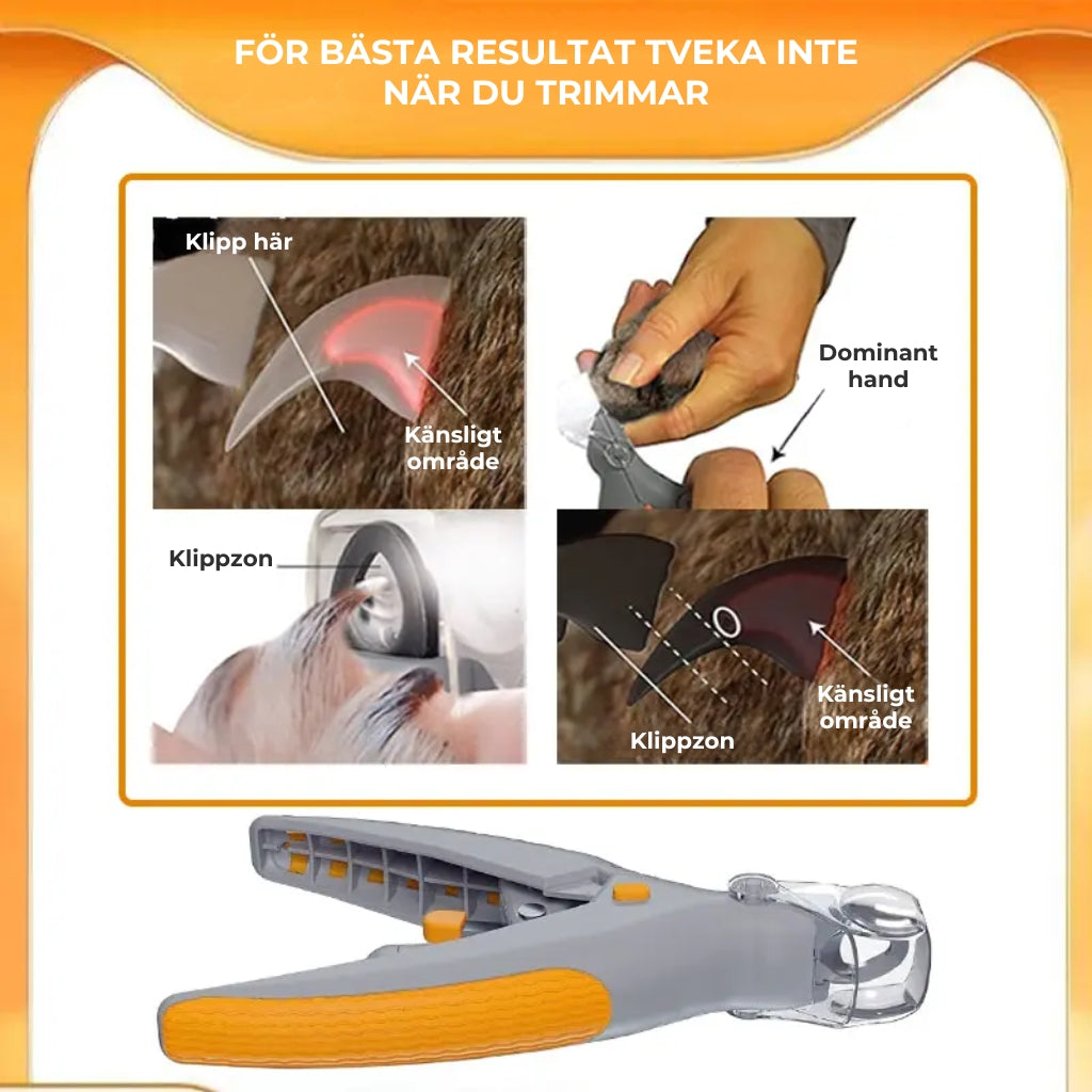 Klotång med LED-ljus