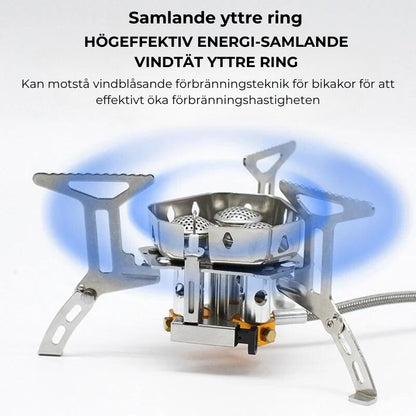 TRIPBURN™ Vindtålig Gasbrännare i Ryggsäcksstorlek