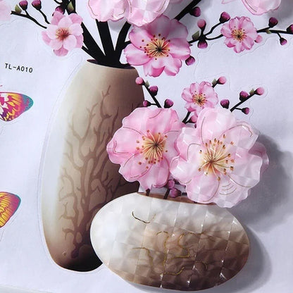3D Blommor - Wall Stickers