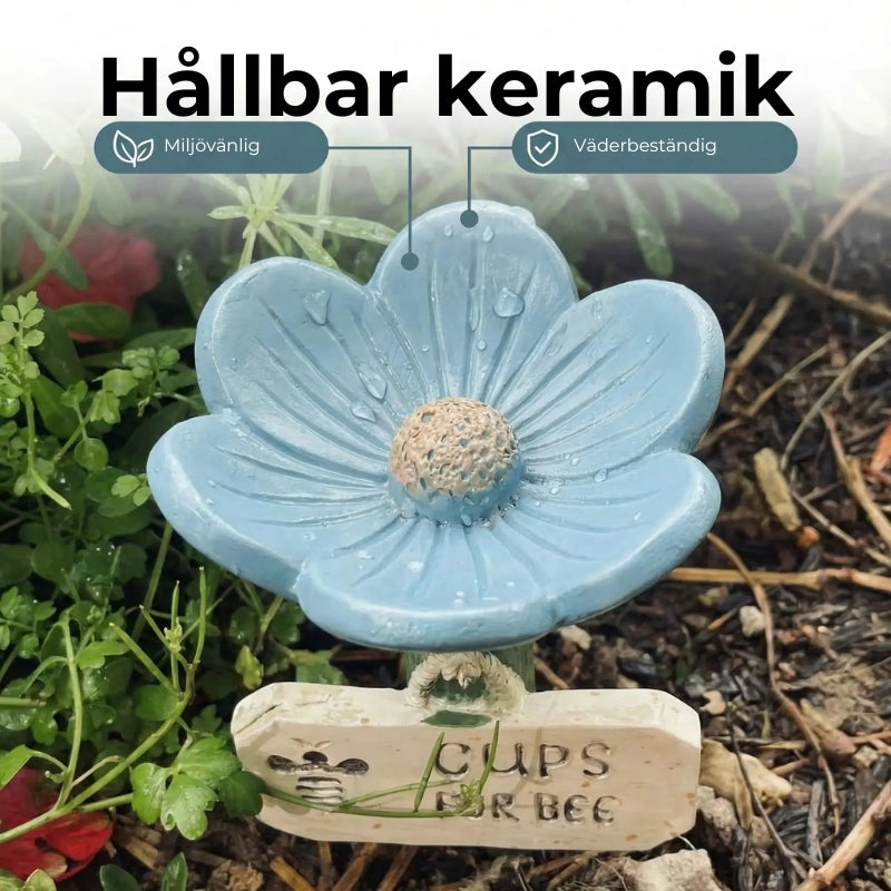 Blomformad vattenbehållare för bin💧