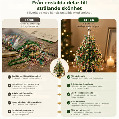 DIY-kit för Julgran med pärlor