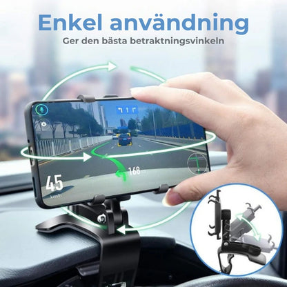 Mobilhållare 360 graders vridbart fäste