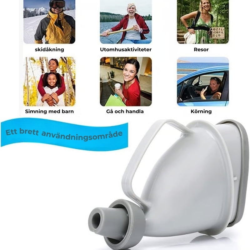 Portabel Kisstratt / Urinal - UNISEX