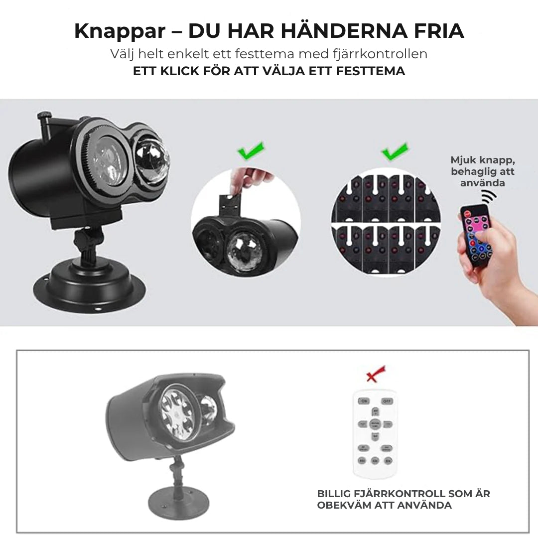 HalloweenProjektor | 10 unika HD-projektionsmönster