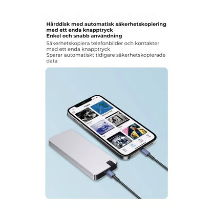 Extern lagring med hög hastighet (USB 3.0)