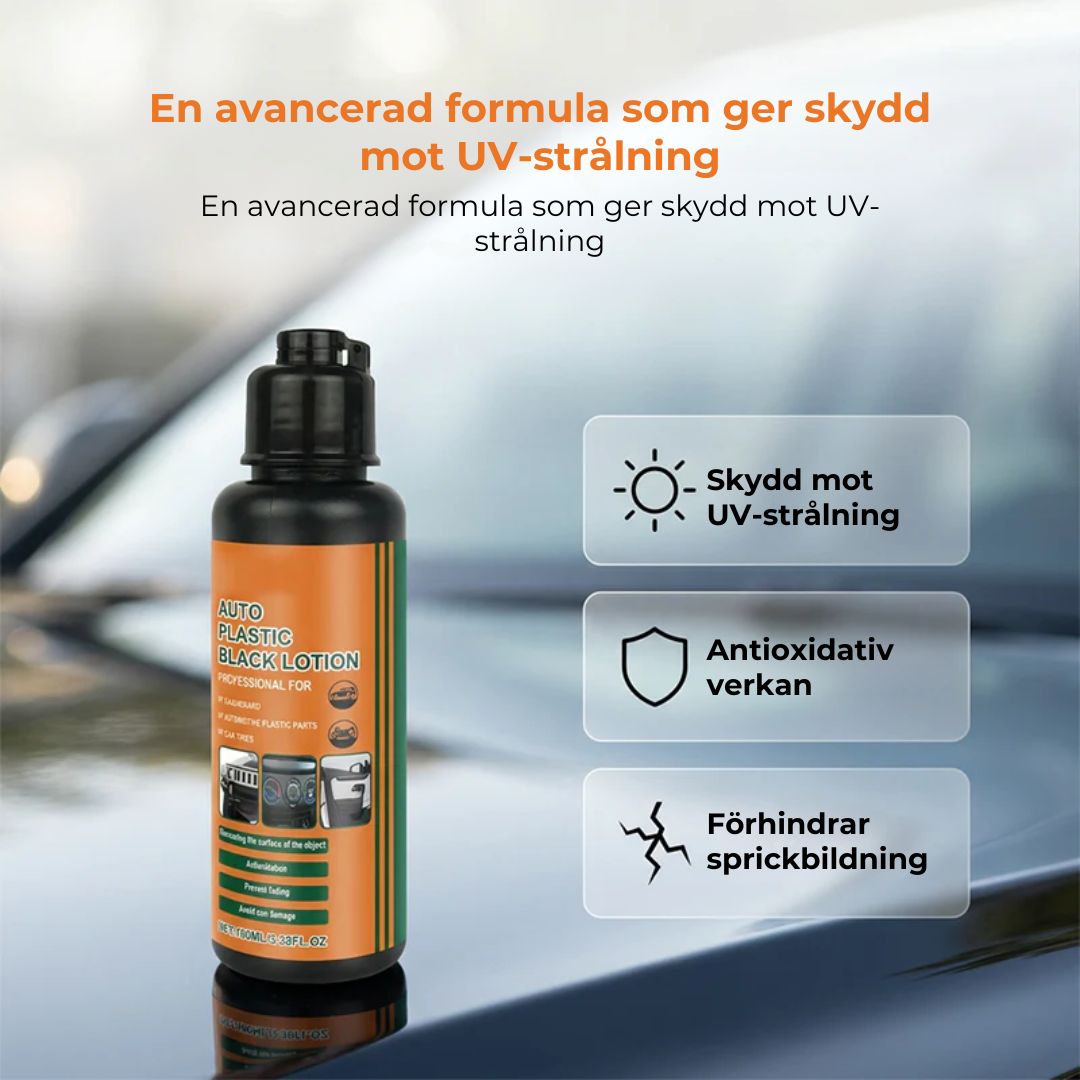 Polermedel för plast i bilar