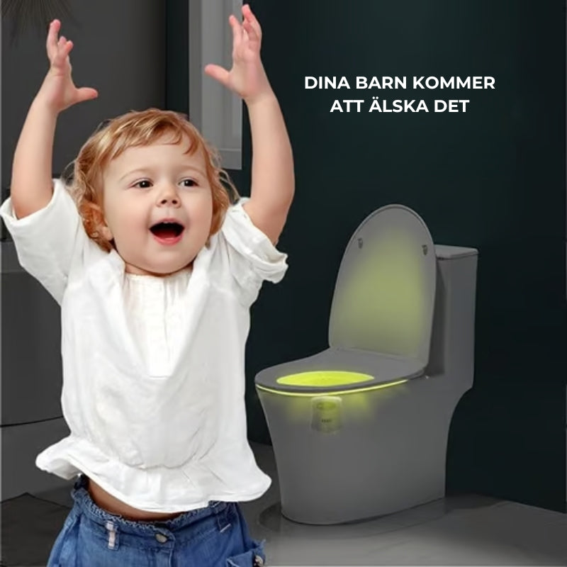 Toalettbelysning - Automatisk nattbelysning