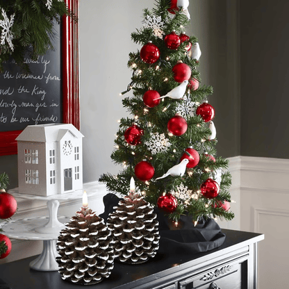 Tallkotte med LED-ljus