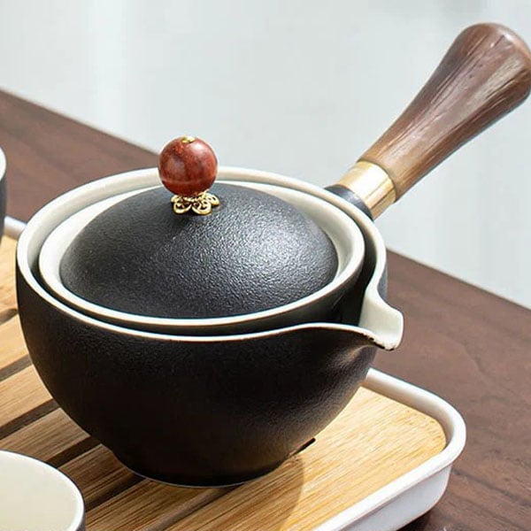 🔥Anti-spill vridbar tekanna