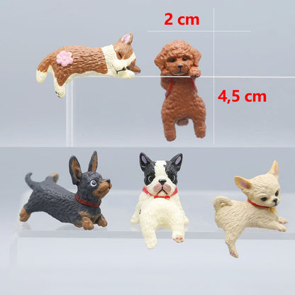 Handmålade minikattfigurer för ditt skrivbord 😺