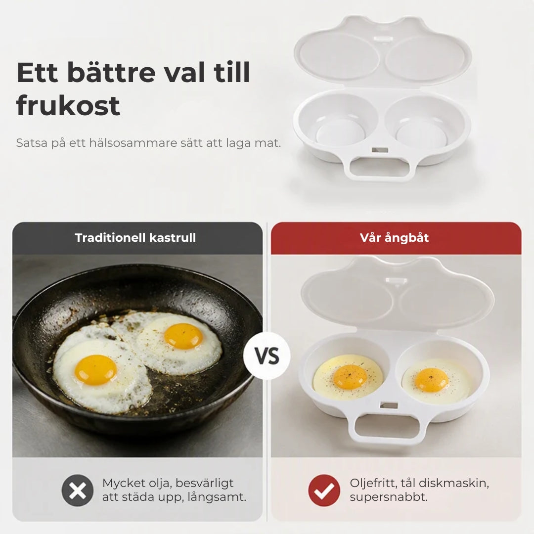 Äggkokare för Micro | Med lock och handtag