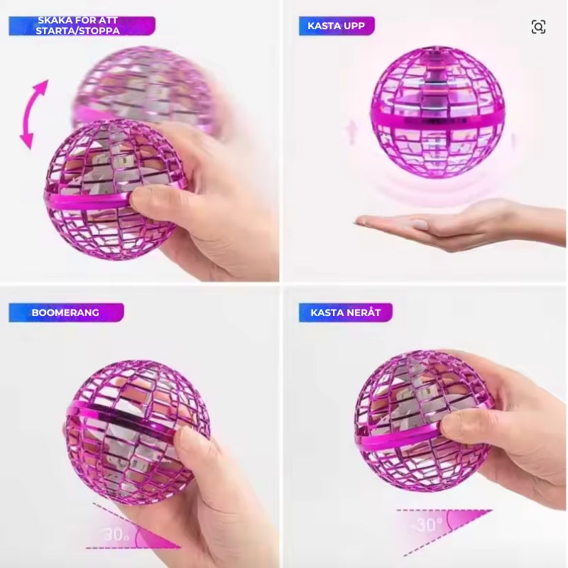 Flygande drönarboll - LED