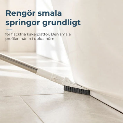 Utdragbar borste för rengöring