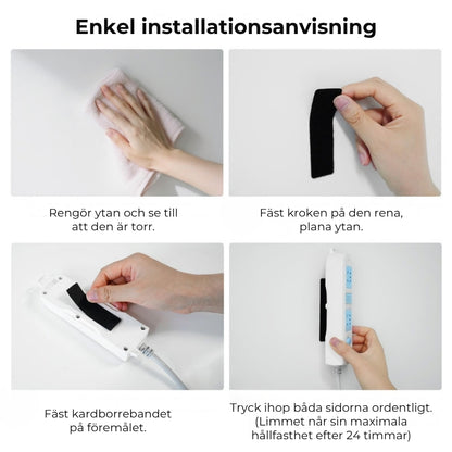 Dubbelsidiga kardborreband | Extra starka och Återanvändbara – 20 PAR