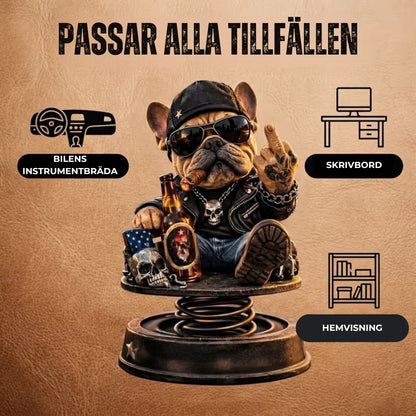 Tuff dekoration "BULLDOG" till instrumentbrädan