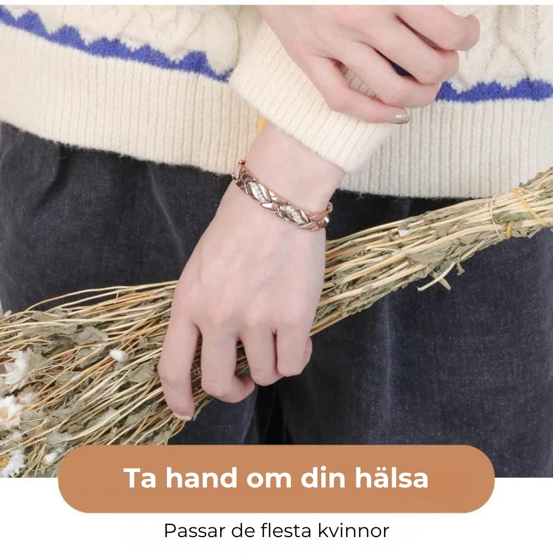 Magnetiskt koppararmband