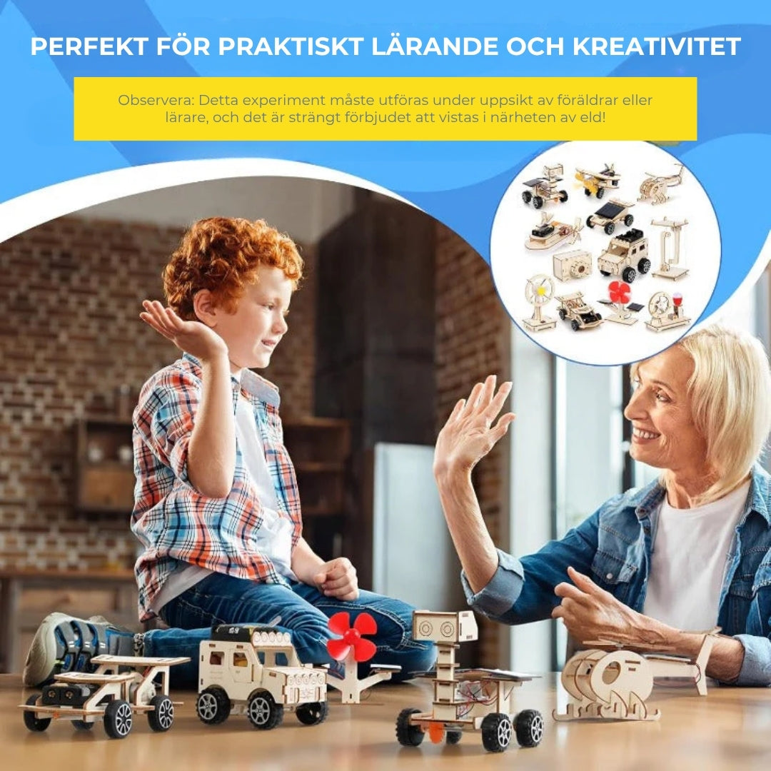 Robotbyggsats som inte kräver verktyg