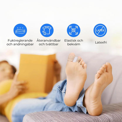 Ergonomisk tåspridare – 2 stycken