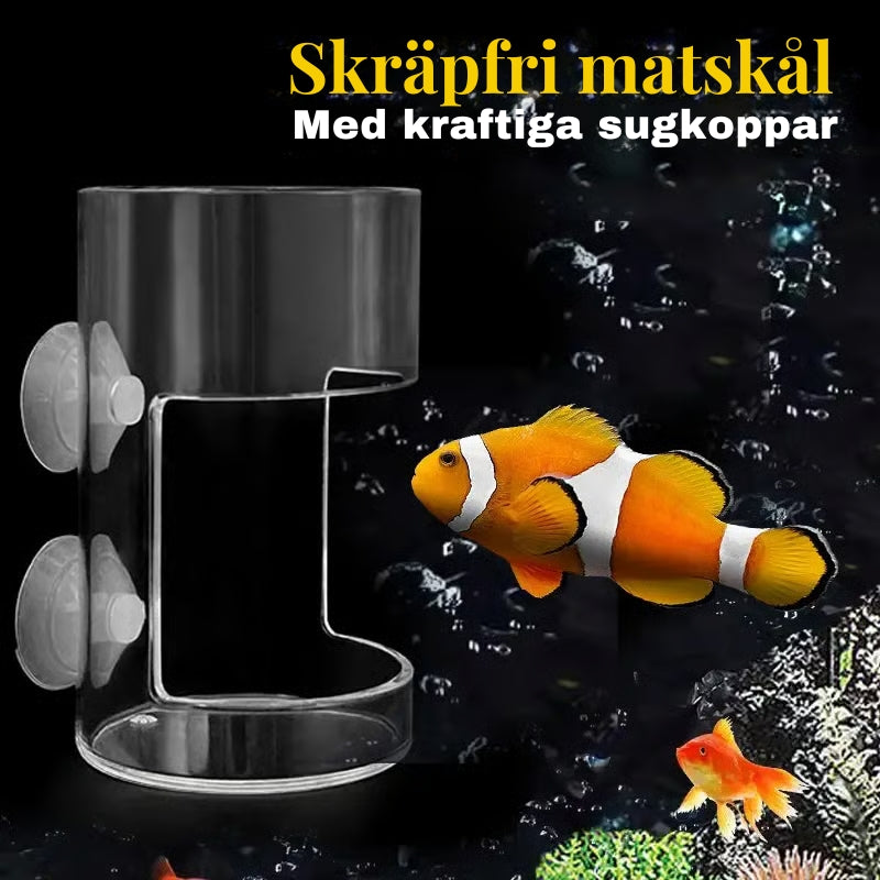 Skräpfri Matningsskål för Akvarium