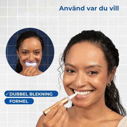 Tandblekningspenna - Tar bort fläckar och gör tänderna vita direkt!