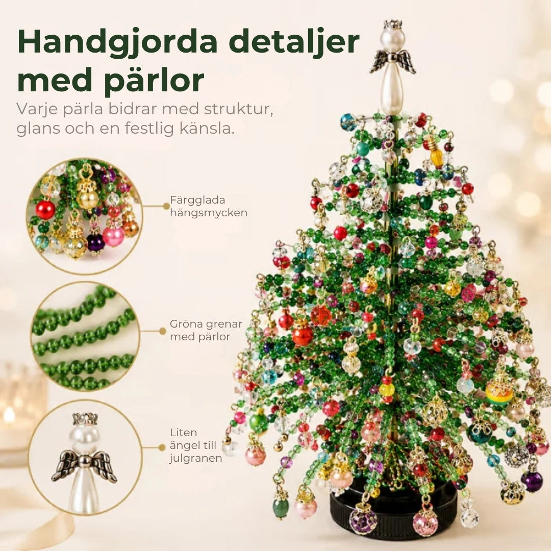 DIY-kit för Julgran med pärlor