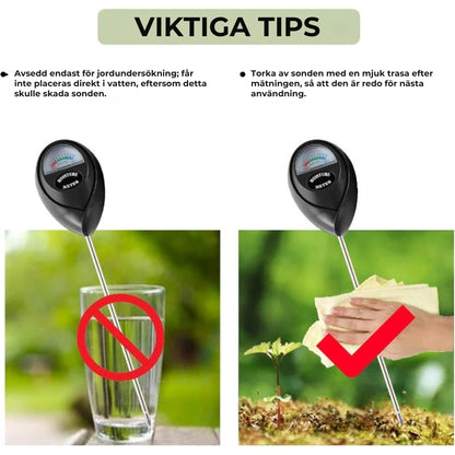 Markfuktighetsmätare | Utan Batteri