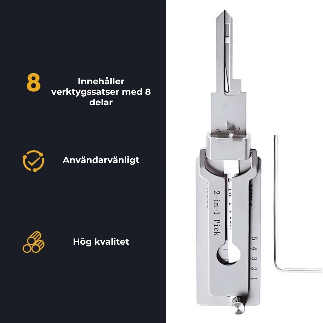 Dyrkset i rostfritt stål