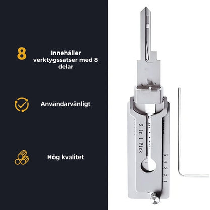Dyrkset i rostfritt stål