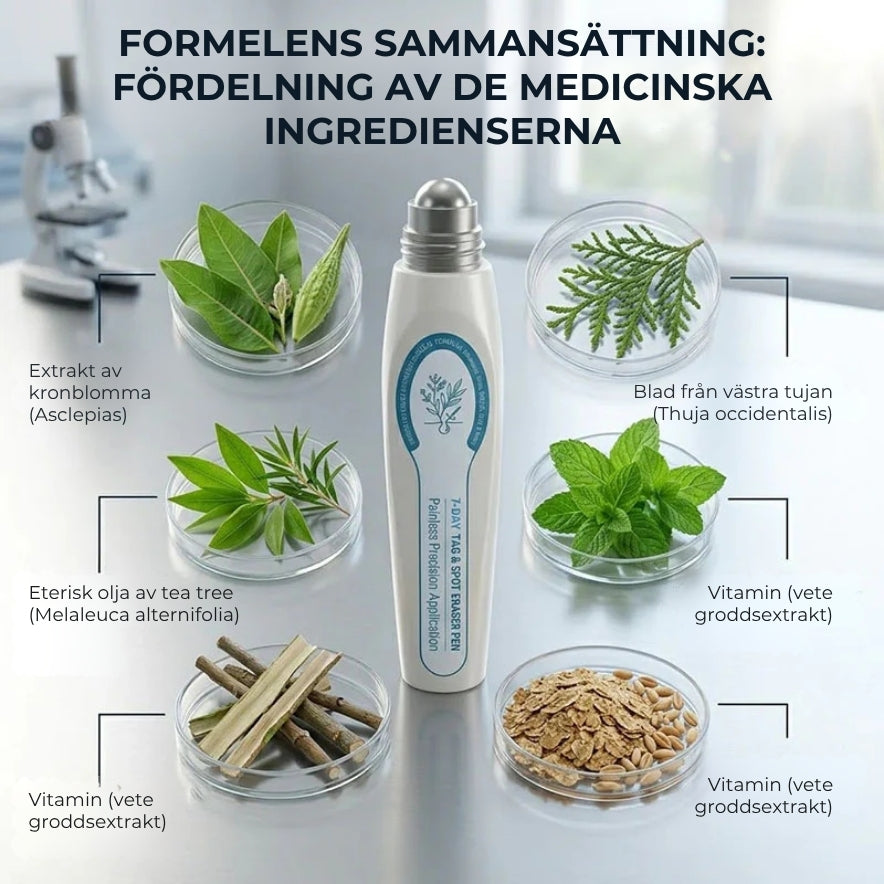 Sticka för borttagning av hudflikar och vårtor