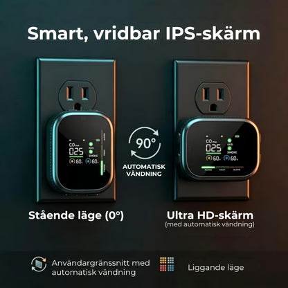 6-i-1 Smart Säkerhetsdetektor – Detekterar 12 gaser