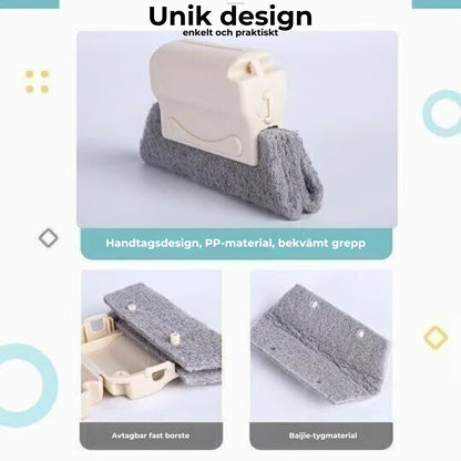 Rengöringsborste för trånga utrymmen