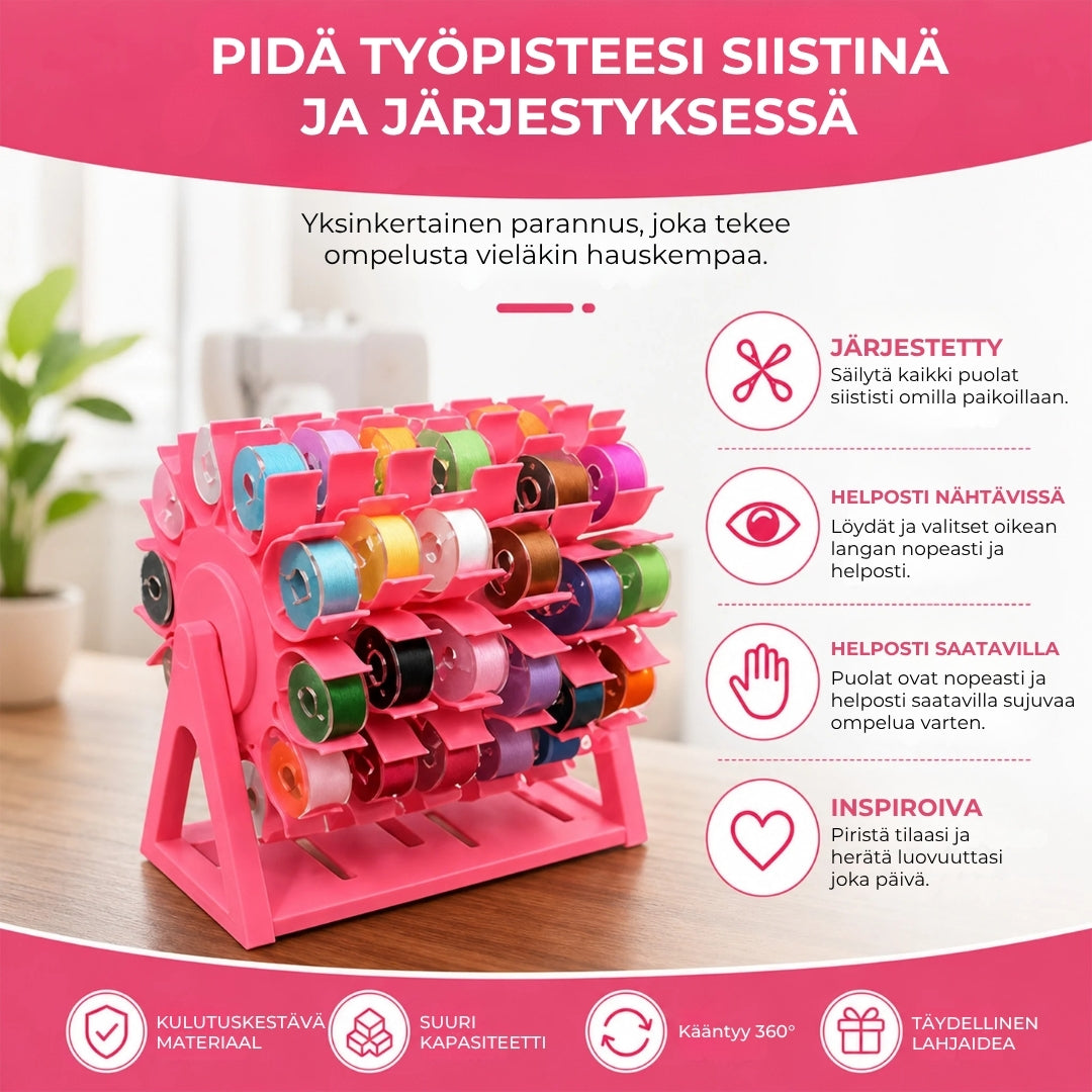 Vridbar Sytrådsförvaring