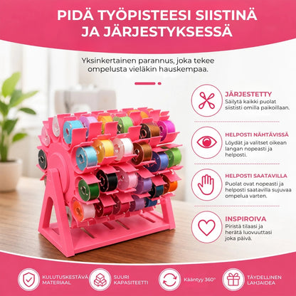 Vridbar Sytrådsförvaring