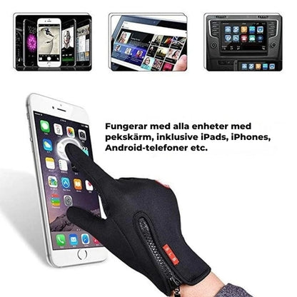 HeatGripX - Vindtäta och termiska handskar för kallt väder