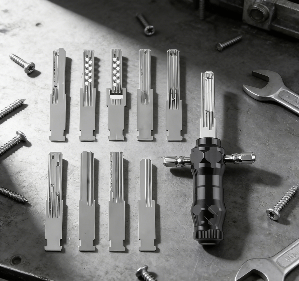 9-i-1 Dyrkset (Rörformad)