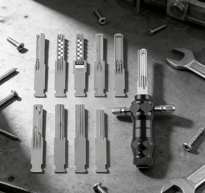 9-i-1 Dyrkset (Rörformad)