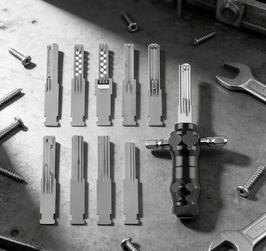 9-i-1 Dyrkset (Rörformad)