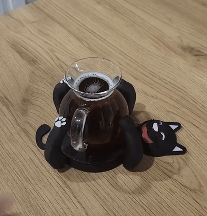 Kattunderlägg med rörliga tassar