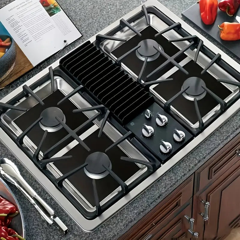 Värmetåliga överdrag för gasspisar (Non Stick) - 4 stycken