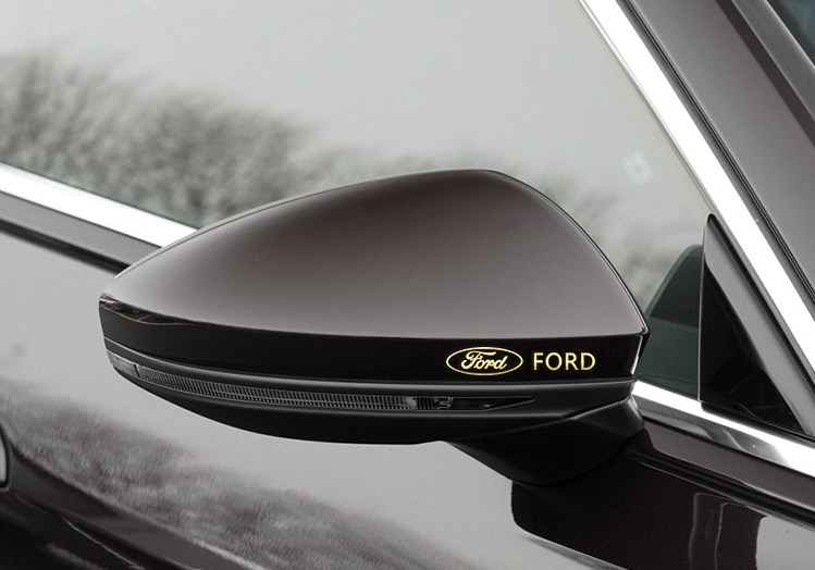 Bildekaler i metall – 4 stycken