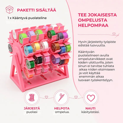 Vridbar Sytrådsförvaring