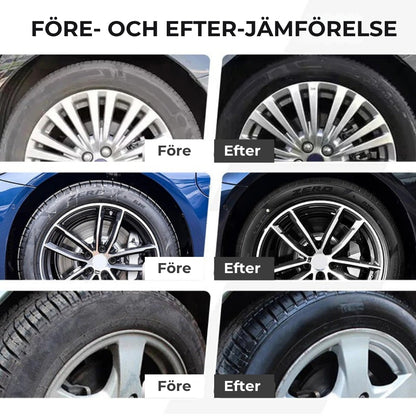 Underhållsspray för bildäck