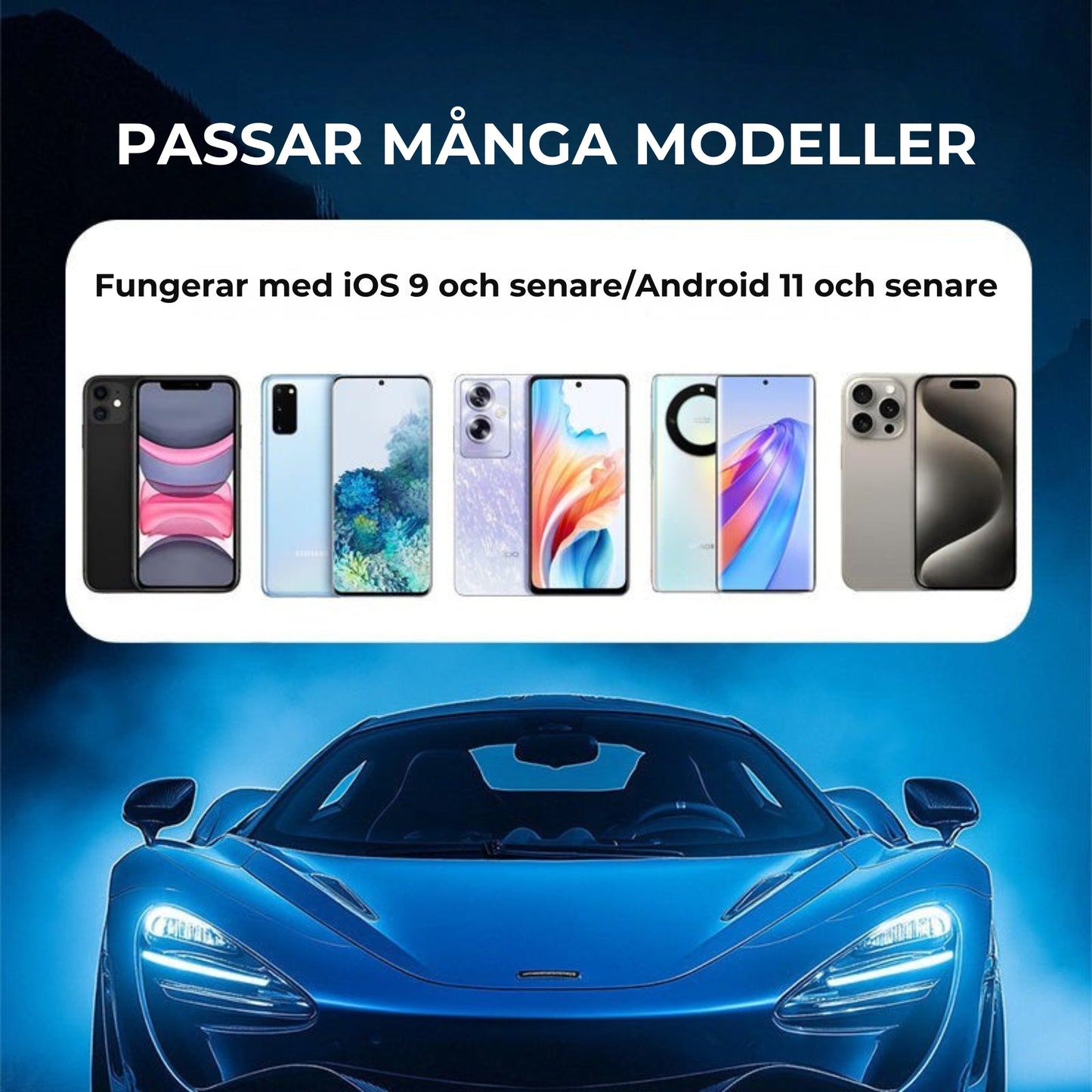 Trådlös CarPlay-adapter V5