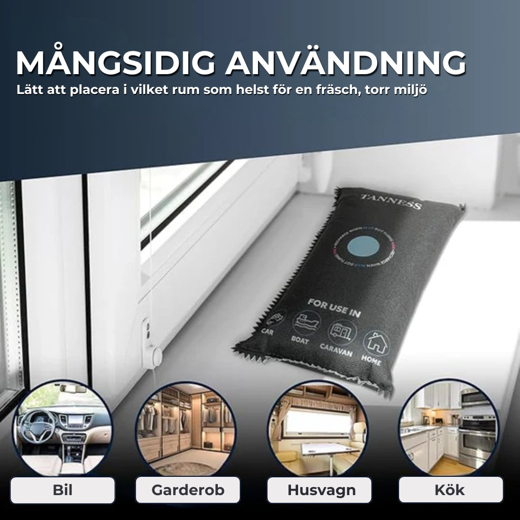 Avfuktningspåsar med antislip-pads | Återanvändbar