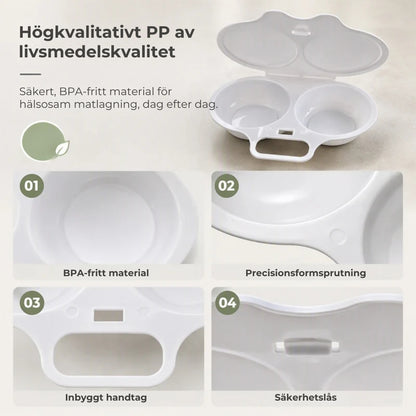 Äggkokare för Micro | Med lock och handtag