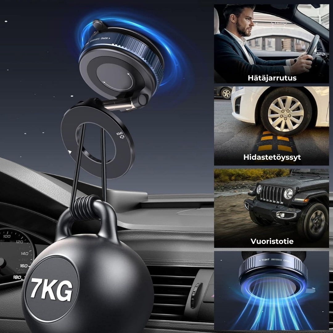 Magnetisk telefonhållare för bilen