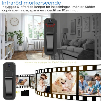 Bärbar minikamera