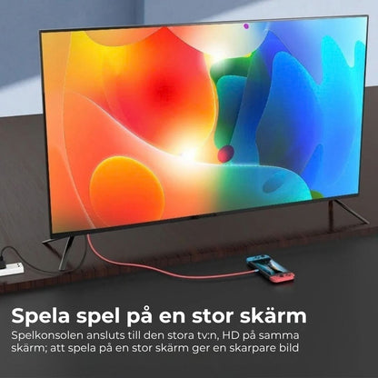 Type-C till HDMI 4K | Med 100 W laddningsfunktion